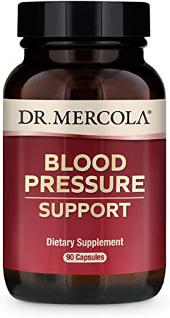 Dr. Mercola Blood Pressure Support, 90 Servings (90 Capsules) 300 mg Grape Seed Extract with Antioxidants, Helps Promote Healthy Blood Pressure Already in Normal Range*, non GMO, Soy Free, Gluten Free