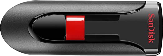 Sandisk Sdcz60-064G-A46 Cruzer Glide Usb Flash Drive - 64 Gb - Black Red - Retractable Password Protection Encryption Support Temperature Proof (Sandisk SDCZ60-064G-A46)