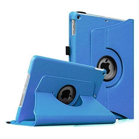 Fintie iPad mini 1/2/3 Case - 360 Degree Rotating Stand Case Cover with Auto Sleep / Wake Feature for Apple iPad mini 1 / iPad mini 2 / iPad mini 3, Blue