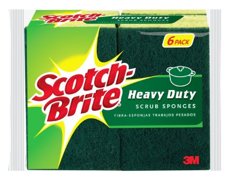 Scotch-Brite Heavy Duty Scrub Sponge 6-Count