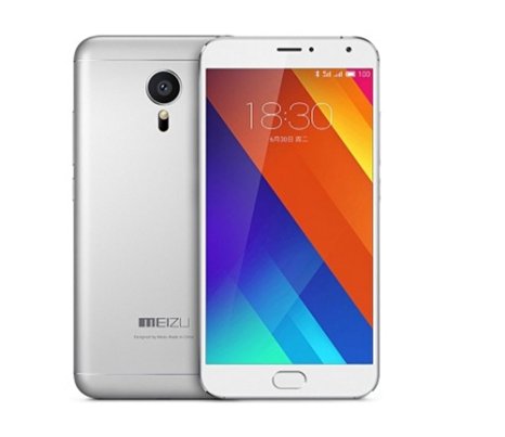 MEIZU MX5 Smartphone android 5.0 5.5 Inch 1920x1080 gorilla glass Helio X10 Turbo Octa Core 3GB RAM 20.7MP Dual SIM (White Silver 16GB ROM)