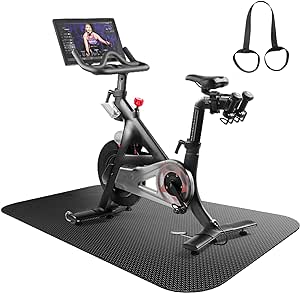 Mat for Exercise Bike for Floor,Bike Mat Indoor,Exercise Equipment Mat,Treadmill Mat for Hardwood & Carpet Floors,Mat Under Elliptical Spin Bike,Exercise Gym Pad Floor,Stationary Bike Mat