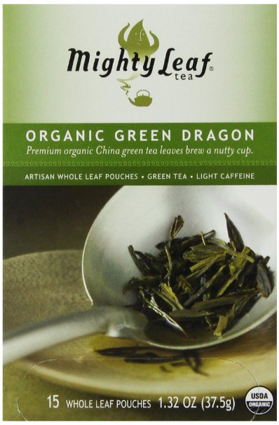 Mighty Leaf Green Tea, Organic Green Dragon, 15 Pouches
