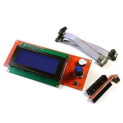 [REPRAPGURU] 2004 LCD Smart Display Controller Module with Adapter for 3D Printer Controller RAMPS 1.4 Arduino Mega Pololu Shield Arduino RepRap