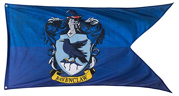 Calhoun Harry Potter Hogwarts House Crests Outdoor Flag (30" by 60") (Ravenclaw)