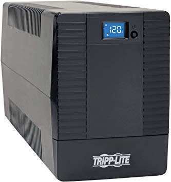 Tripp Lite 800VA UPS Battery Backup Surge Protector, Line Interactive UPS, Avr, 475W, 8 NEMA 5-15R Outlets, NEMA 5-15P Plug, 120V UPS, USB, Tower (OMNIVS800LCD)