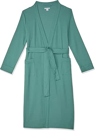 Amazon Essentials Women's Lightweight Waffle Full-Length Robe (Available in Plus Size)