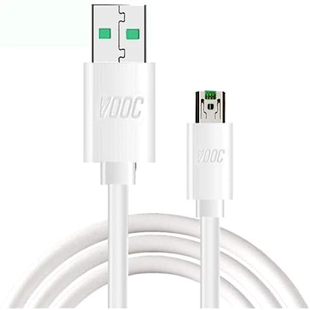 Syncwire VOOC Super Fast Charging & Data Sync Micro USB Cable Compatible with Oppo F11/ F11 Pro/ F9/ F9 Pro/RealMe 3 Pro Up to 4 Amp for All OPPO/RealMe VOOC Compatible Smartphone (NOT C Type)