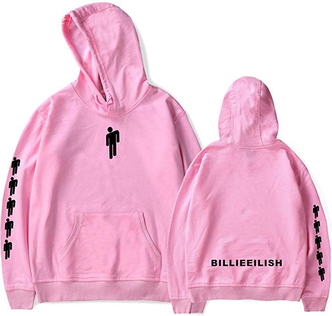 FLYCHEN Women Novelty Hoodie Billie Eilish Sweatshirts for Fan Support Hooded