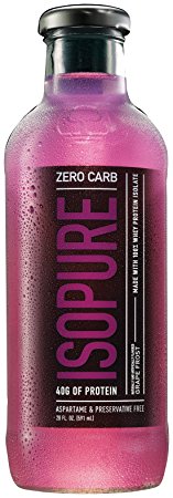Natures Best Isopure - Isopure RTD Zero Carb Grape, , 12 drinks
