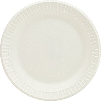 SOLO 6PWCR Non-Laminated Foam Plate, 6" Diameter, White (Case of 1,000)