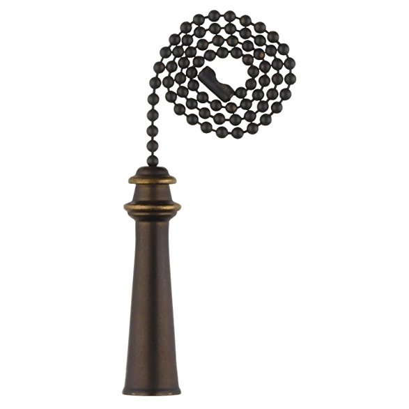 Wellington 7721400 Westinghouse Lighting Trophy Pull Chain, Oil Rubbed Bronze