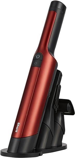 Shark WandVac 2.0 Cordless Handheld Vacuum Cleaner, Small & Lightweight, Powerful Suction Handheld Vacuum, Pet and Duster/Crevice Tools, Charging Base, Amazon Exclusive, Papkrika WV270UKSB