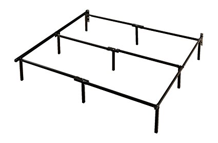 Zinus 12-Inch Compact Bed Frame with 9 Legs and Center Bar, King