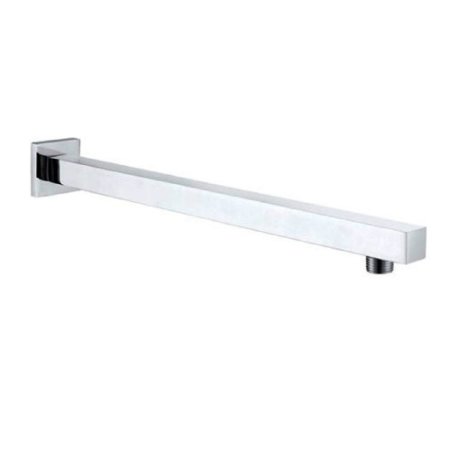 KES PTS-SA4 Bathroom Replacement 16-Inch Shower Arm with Flange SQUARE Polished Chrome