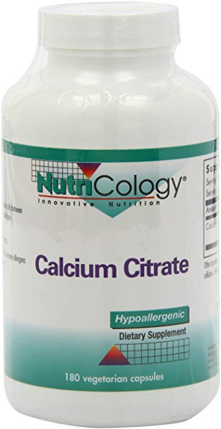 Nutricology Calcium Citrate, 150 mg,  180 Vegicaps