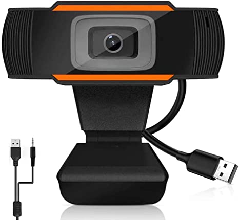 HD Web Camera 720P with Microphone PC Camera USB Webcam Pro Streaming Camera for Laptop Desktop Video Conference Calls Web Chat and Skype MSN Zoom Yahoo YouTube Recording Conferencing Gaming