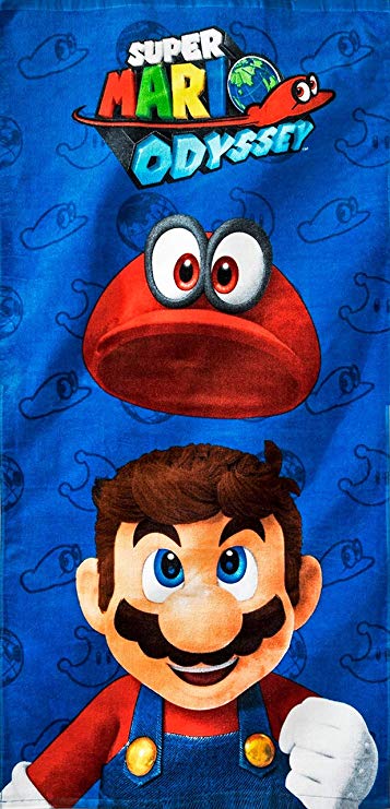 Super Mario Odyssey Beach Towel