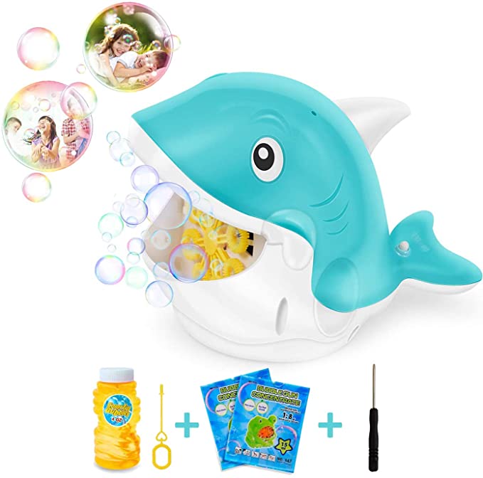 Bubble Machine For Kids – Bubble Blower – Bubble Toys for Toddlers – Includes Bubble Solution, Bottle, Manual Blowing Bar, Screwdriver – Ideal for Parties, Weddings, Birthday Party