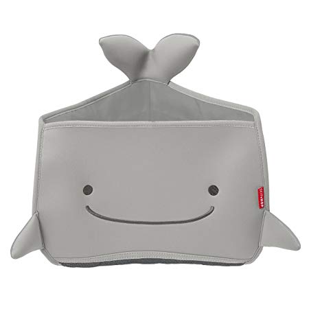 Skip Hop Moby Bath Toy Organizer For Babies And Toddlers, Corner Bath Tub Storage, Grey