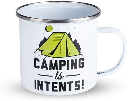 Foster & Rye Camping is Intents Enamel Mug, Multicolor