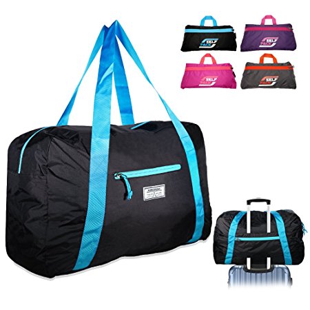 Foldable Duffel Bag, Mangrove 46 Liter Travel Bag Lightweight Luggage Bags for Men Women Collapsible Storage Bag for Gym Sports Shopping and Vacation