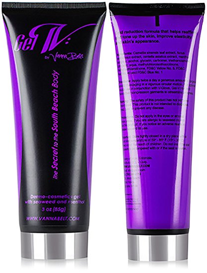 Stretch Marks - Vanna Belt Gel-V Mini - 3 oz - Airplane Approved -Formulated to Fade Stretch Marks -Made to Tighten Sagging Skin -Perfect for Areas That Diet and Exercise Miss (Stomachs, Thighs, Hips)