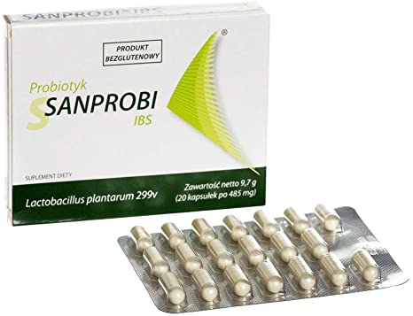 SANPROBI IBS, CAPSULES results in a reduction of abdominal pain, bloating, and normalization of bowel movements 20 PCS.