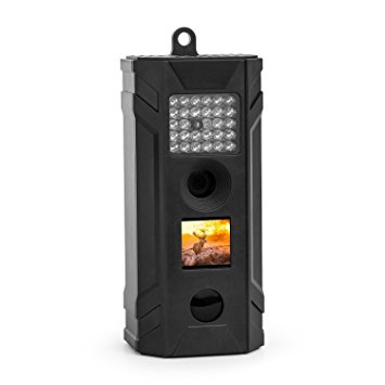 Game Trail Hunting Camera 5MP Infrared Night Vision Scouting Camera with 28pcs IR LEDs (Black)