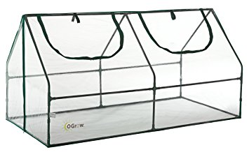 Ogrow Ultra Deluxe Compact Outdoor Seed Starter Greenhouse Cloche