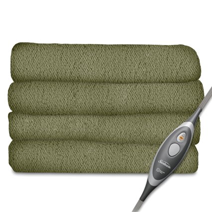 Sunbeam LoftTec Heated Throw with EliteStyle Controller, Sage