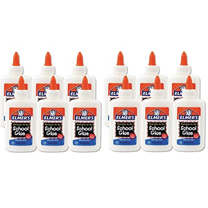 Elmer's Washable School Glue 4 Fl Oz / 118 Ml (Pack of 12)