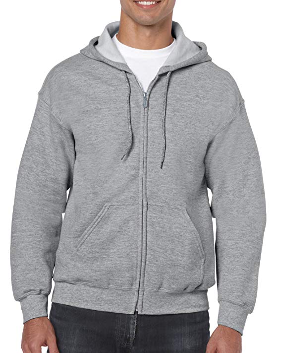 Gildan Men's Fleece Zip Hooded Sweatshirt