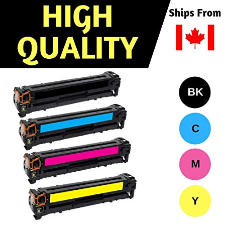 Best Compatible Toner Cartridge for Canon 046H Combo High Yield BK/C/M/Y(High Yield of 046), ImageClass MF731cdw, imageCLASS LBP654Cdw,imageCLASS MF733Cdw,imageCLASS MF735Cdw (All 4 - Combo)