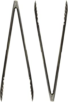 Winco UT-16HT Coiled Spring Extra Heavyweight Stainless Steel Utility Tong, 16-Inch (2-Pack)