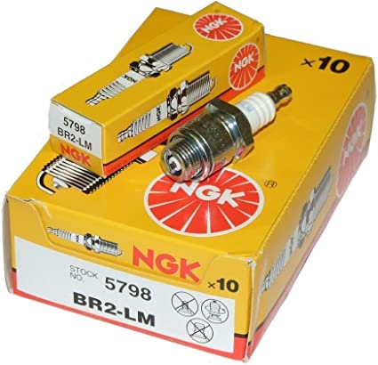 NGK SPARK PLUGS BR2-LM BR2LM STOCK CODE 5798 BOX OF 10