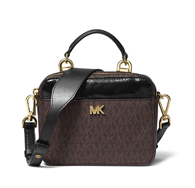 Michael Kors Mott Mini Small Calf Leather Crossbody Purse