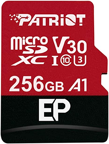 Patriot 256GB A1 Micro SD Card for Android Phones and Tablets, 4K Video Recording - PEF256GEP31MCX