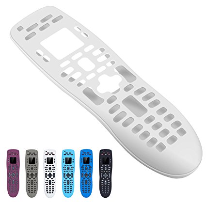 Silicone Case for Logitech Harmony 650 ,Logitech Harmony 700, Anti- Dust and Anti-Drop Silicone Protective Case Cover for Logitech Harmony 650 ,Logitech Harmony 700 Remote Controller (White)