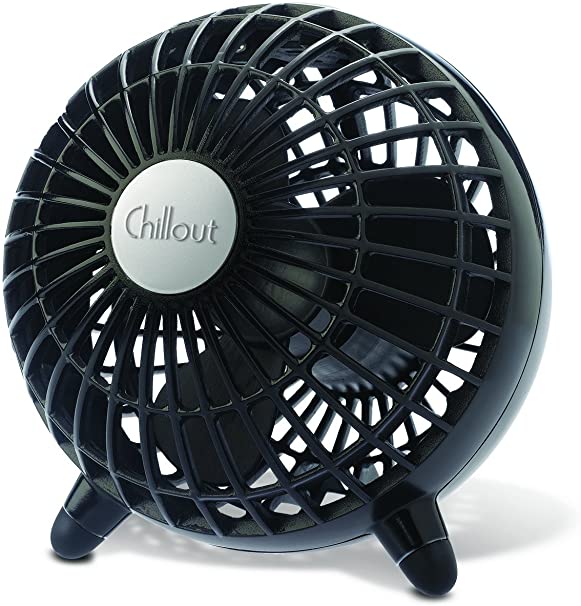 Chillout GF3B USB Desk Fan - USB and AC Adaptor Personal Fan