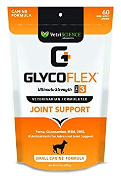 Glyco-Flex III Mini Bite-Sized Chews, 60-Count for Dogs