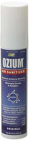Ozium Glycol-Ized Professional Air Sanitizer / Freshener Original Scent, 3.5 oz. aerosol (Pack of 6)