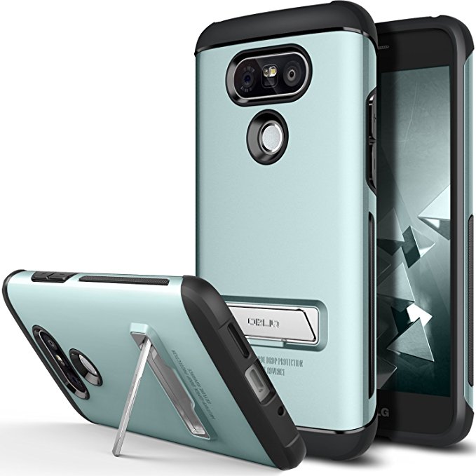 LG G5 Case, OBLIQ [Skyline Advance][Mint] with Metal Kickstand Thin Dual Layered Metallic Heavy Duty Hard Protection Hybrid Case for LG G5 (2016)