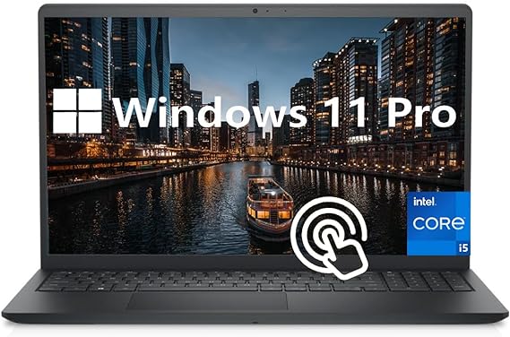 Dell Inspiron 15 3520 Business Laptop, 15.6 Inch FHD Touchscreen, Intel Core i5-1155G7, 16GB RAM, 1TB SSD, Windows 11 Pro, Numeric Keypad, Webcam, Wi-Fi, Bluetooth, Carbon Black