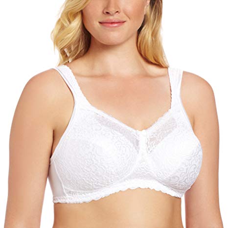 Playtex Women's Plus Size Comfort Lace Wire-Free Bra