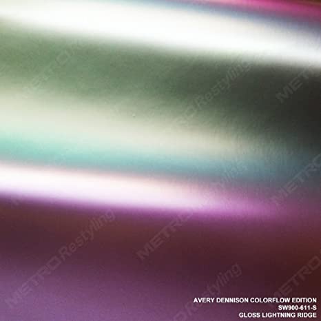 Avery SW900-611-S ColorFlow GLOSS LIGHTNING RIDGE 5ft x 3ft (15 Sq/ft) Supreme Vinyl Car Wrap Film