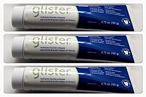 3 x GLISTER MULTI-ACTION FLUORIDE TOOTHPASTE by amway