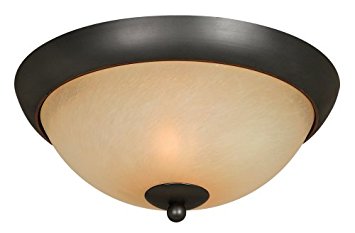Hardware House 543744 Berkshire 12-Inch by 5-1/4-Inch Ceiling Lighting Fixture, Classic Bronze
