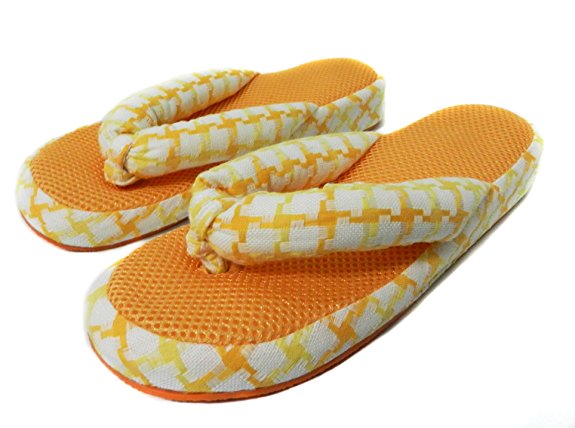 Onmygogo Indoor and Outdoor Mesh Plaid Flip Flop Home Slippers for Women Breathable Sandals