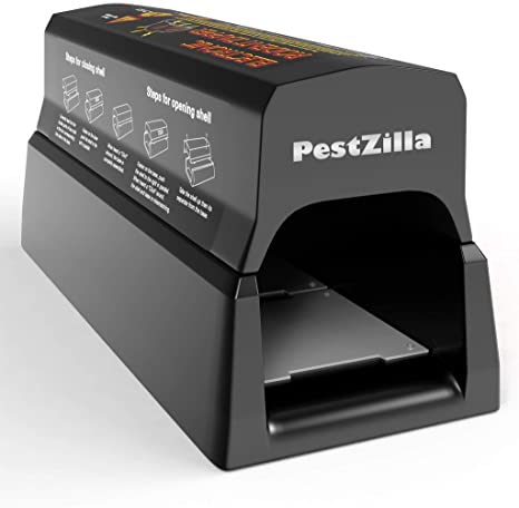 GIDEON PestZilla Electronic Rodent Zapper Trap, Mouse and Rat Trap Killer - Trap That Works for Rats, Squirrels, Mice, and Big Rodents Poison Free
